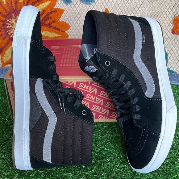 Vans BMX Sk8-Hi Black/Gray/White Men’s sneakers - Picture 12 of 16
